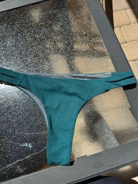Jolyn Marlin 2 Bikini Bottoms XL Teal | Athletic Swim